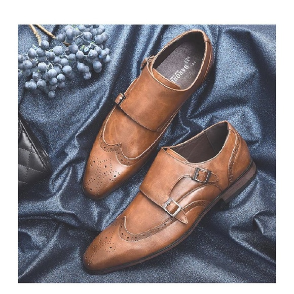 Men's Oxford Shoes Double Monk Strap - Picture 6 of 6